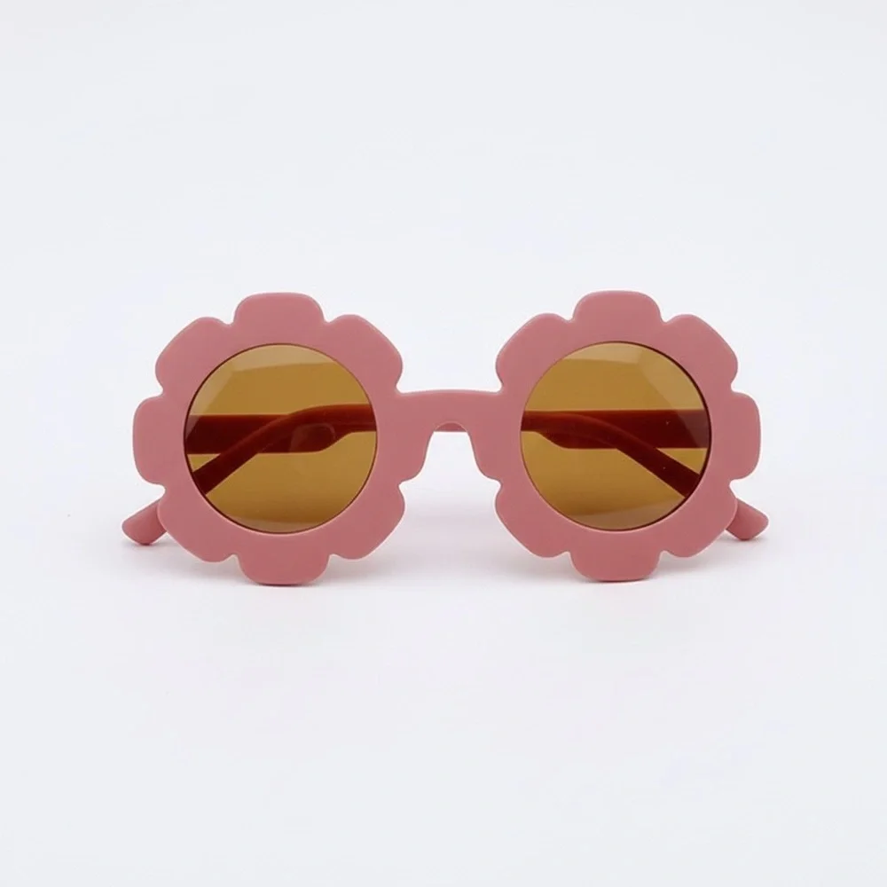 NWT Kids Pink Flower-Shaped Sunglasses